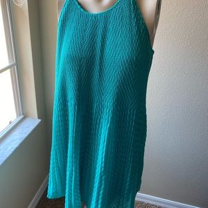 COPY - ELLE blue green flowy dress